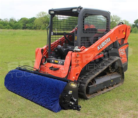 skid steer brooms|broom attachment for skid steer.